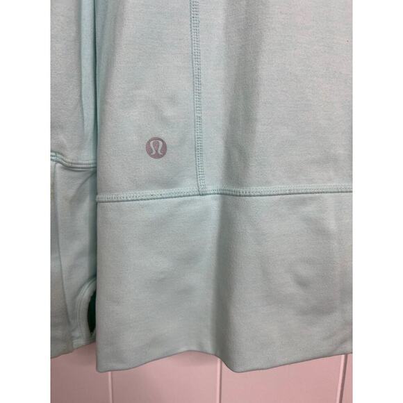 Lululemon In Stride Jacket Aquamarine Discovery Stripe‎ Yoga Running Size 4 - Picture 8 of 9